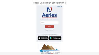 
                            1. Placer Union High School District - Aeries: Portals