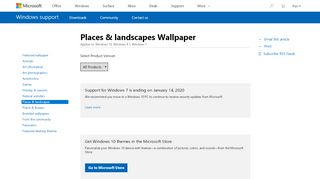 
                            4. Places & landscapes Wallpaper - Microsoft Support
