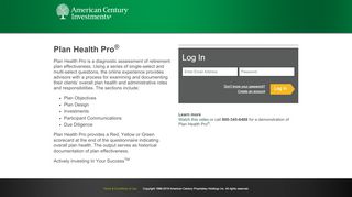 
                            6. Plan Health Pro Home | American Century Investments