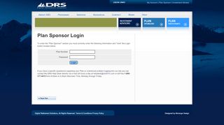 
                            5. Plan Sponsor Login - Digital Retirement Solutions