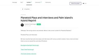 
                            9. Planetoid by Portal Dragon » Planetoid Plays and ... - Kickstarter