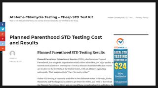 
                            5. Planned Parenthood STD Testing Cost and Results - Home ...