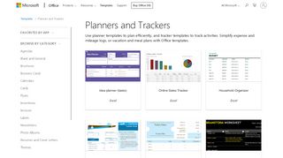 
                            8. Planners and Trackers - Office.com