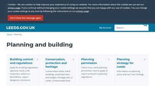 
                            2. Planning and building - Leeds City Council