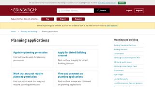 
                            4. Planning applications | The City of Edinburgh Council