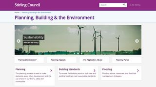 
                            9. Planning, Building & the Environment - Stirling Council