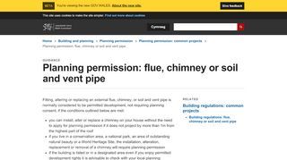 
                            3. Planning permission: flue, chimney or soil and vent pipe | GOV ...