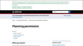 
                            8. Planning permission - GOV.UK