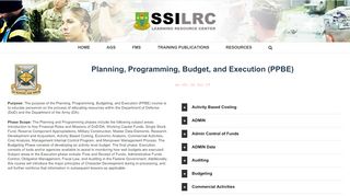 
                            2. Planning, Programming, Budget, and Execution (PPBE) – SSI ...