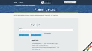 
                            6. Planning Search - Royal Borough of Kensington and Chelsea