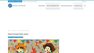 
                            8. Plano de Aula Festa Junina para educação infantil e …