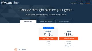 
                            2. Plans and Pricing - Alexa