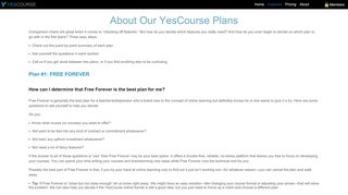 
                            3. Plans - YesCourse