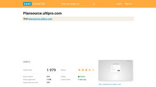 
                            9. Plansource.ultipro.com: UltiPro - Easy Counter: …