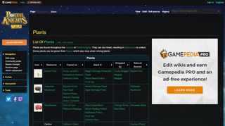 
                            3. Plants - Official Portal Knights Wiki