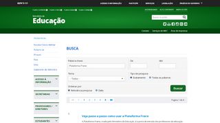 
                            4. Plataforma Freire - Portal do MEC