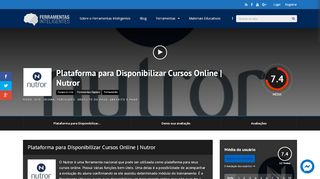 
                            8. Plataforma para Cursos Online Nutror | Ferramentas ...