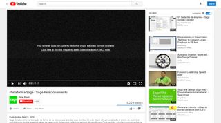 
                            3. Plataforma Sage - Sage Relacionamento - YouTube