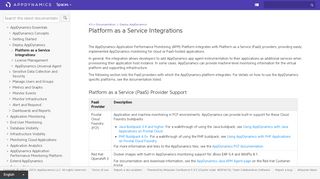 
                            6. Platform as a Service Integrations - AppDynamics ...