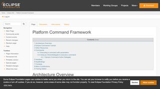 
                            8. Platform Command Framework - Eclipsepedia - Eclipse Wiki
