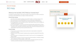 
                            4. Platinum Membership | RCI Help | RCI.com