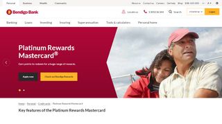 
                            3. Platinum Rewards Credit Card | Bendigo Bank