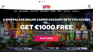 
                            1. Play at Spin Palace Online Casino with an Exclusive ...