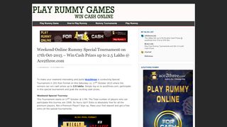 
                            9. Play Classic Indian Rummy Games Online