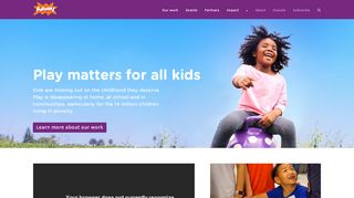 
                            2. Play matters for all kids | KaBOOM!