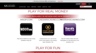 
                            3. Play Online - Caesars Entertainment