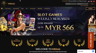 
                            2. Play Online Live Casino Malaysia at MBA66