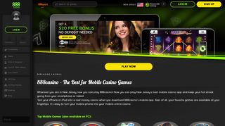 
                            8. Play the Best Mobile Casino Games at 888 Casino