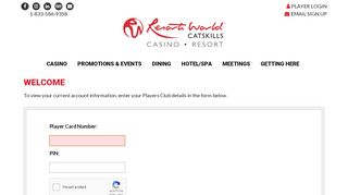
                            5. Player Login - Resorts World Catskills