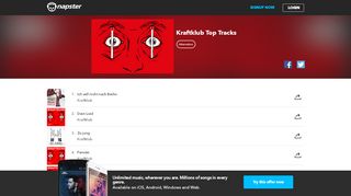 
                            2. Playlist : Kraftklub Top Tracks : Napster