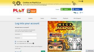 
                            8. PlayOLG Online Casino and Lottery | Login and Register