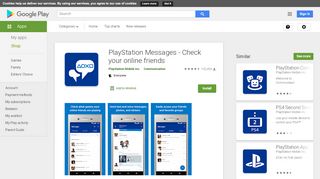 
                            7. PlayStation Messages - Check your online friends - Apps on ...