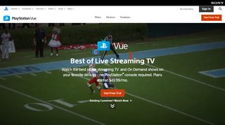 
                            7. PlayStation Vue | Live Streaming TV Services | …