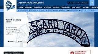
                            10. Pleasant Valley High School - Home