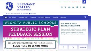 
                            4. Pleasant Valley Middle / Homepage - Wichita Public Schools