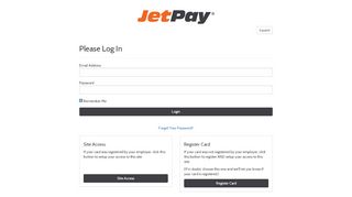 
                            2. Please Log In - JetPay Cardholder Site