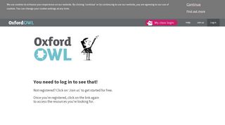 
                            3. Please log in - oxfordowl.co.uk