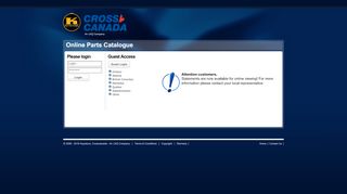 
                            7. Please Login - ecat.crosscanadaparts.com