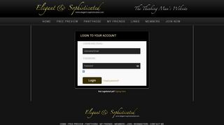 
                            1. Please login - Elegant Sophisticated