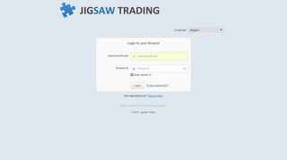 
                            6. Please login - Jigsaw Trading