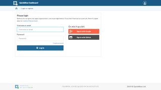 
                            8. Please login - QuickBlox Admin Panel