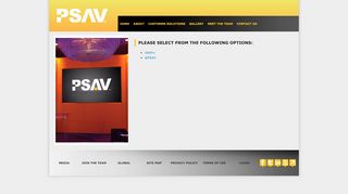 
                            1. Please select from the following options: - PSAV