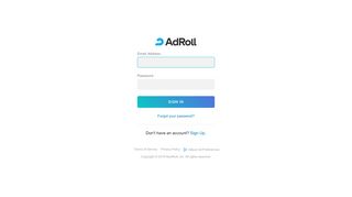 
                            3. Please Sign In | AdRoll