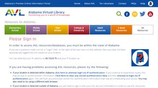 
                            4. Please Sign In | Alabama Virtual Library