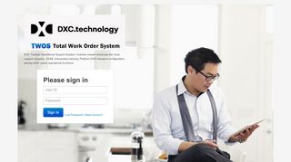 
                            6. Please sign in - DXC Technology