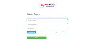 
                            7. Please Sign In - RailYatri.in